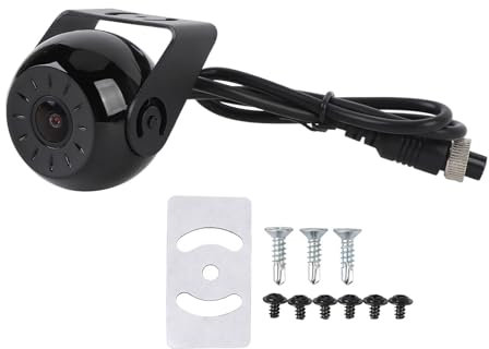 Telecamera di retromarcia con visione frontale HD, visione notturna, granngolo 120 gradi, IP67, resistente all'acqua, per auto, SUV, camion, furgoni