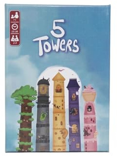 Brettspiel 5 Türme hektisches Kartenspiel für 2-6 Spieler, lustiges Strategiespiel