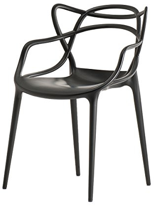 Kartell 586509 Stuhl Masters, schwarz
