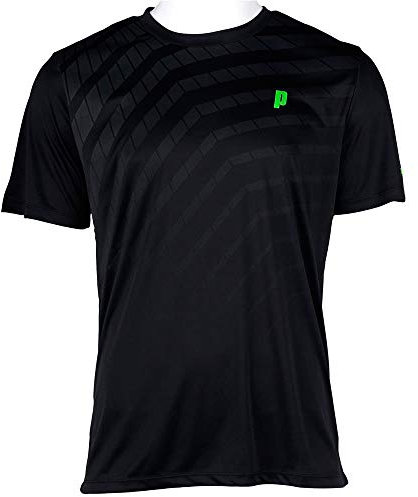 Prince Herren T-Shirt Graphic Crew, Schwarz, Größe S