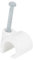Grapas Para Cable Ø 8 A 12 Mm Blanco Bolsa De 100