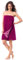 Morgenstern Damen Saunakilt I Saunatuch I Frottee Velours I Knielang I Knöpfe I 70 x 150 cm I Fuchsia