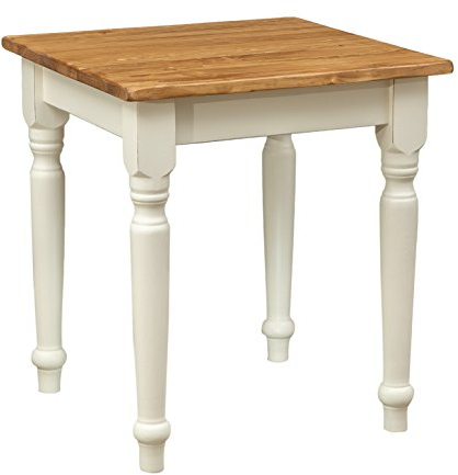 Evergreen-House Holztisch 70x70x78 cm Made in Italy | Küchentisch klein 2/4 Personen | Esstisch klein