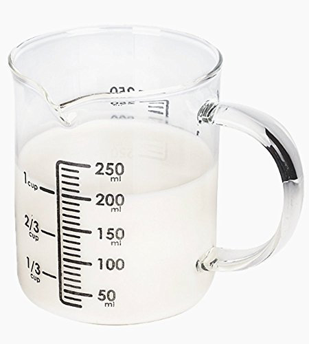 Beaker Mug 250ml Borosilicate Glass Coffee Milk Tea Mug Best Gift