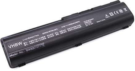 vhbw Li-ION Batterie 4400mAh (10.8V) Noire pour Ordinateur, PC HP/CompaQ Presario CQ40, CQ45, CQ50, CQ60, CQ70, CQ71