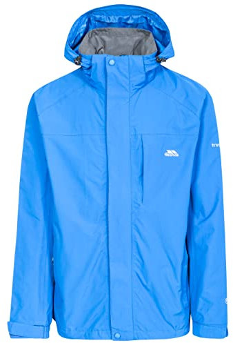 Trespass Herren Jacke Mit Einrollbarer Kapuze Edwards II, Blue, S, MAJKRAN10008_BLUS