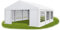Das Company Partyzelt 5x6m wasserdicht weiß Zelt 240g/m² PE Plane hochwertig Gartenzelt Summer PE - Faltpavillon - Gartenpavillon - Pavillon - Lagerzelt - Partyzelt
