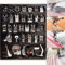 YEQIN 32pcs Domestic Sewing Machine Presser Foot Set for Brother, Babylock, Singer, Janome, Kenmore, and White Low Shank Sewing Machines
