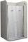 Moments Of Glass Mampara de Ducha Lena DT877 68-72x185 cm con Puertas Plegables, Perfiles Cromados y Cristal Templado Satinado