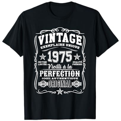 Vintage Exemplaire Unique 1975 Edition limitée T-Shirt