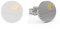 Petite Marie Ohrstecker Damen Kreis, Ohrstecker Silber 925 Damen - Motiv: Kreis Silber/gold matt - silber Ohrringe silber 925 Ohrringe echt silber Ohrstecker Nickelfrei