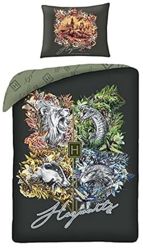 Halantex Bettwäsche Harry Potter Häuser Premium