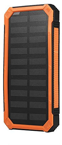 Banca di Energia Solare 20000 MAh, Doppia Porta USB Caricatore Solare Custodia per Caricabatterie Portatile Kit Fai da te Compatibile con Batteria Polimerica 606090/909060/7565121(Senza batteria)