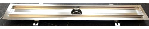 Aco Flexdrain E Duschrinne 88,7x8,7 cm Edelstahl