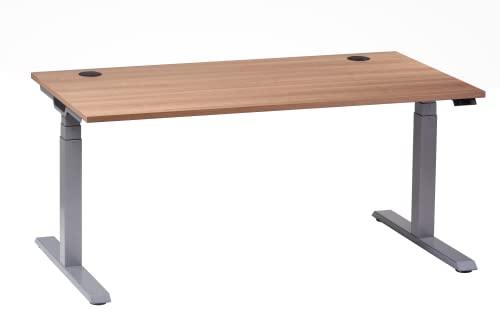 gsm sella EcoOmto | Schreibtisch höhenverstellbar elektrisch (160 x 80 cm) | 5 Jahre Garantie | Made in Germany | hochwertige Materialien | nachhaltig, robust und langlebig