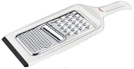 Westmark Universalreibe, Reibe fein, grob und Hobel, Rostfreier Edelstahl/Kunststoff, 3 in 1, Weiß/Silber/Schwarz, 11342270