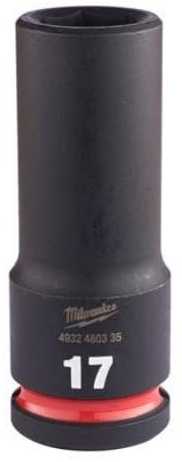 Milwaukee Shockwave 1/2 Impact Hex Deep Socket - 17mm
