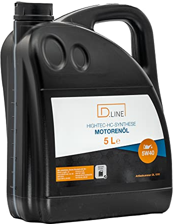 D.LINE Motorenöl, HIGHTEC-HC-SYNTHESE | 5W-40 (1x 5 Liter)