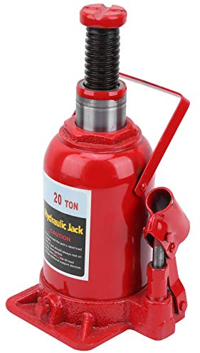 Hydraulic Bottle Jacks,Car Jack Hydraulic Single Post Car Lift, Air Jacks for Trucks for Automotive Construction Industrial Agricultural 20 Ton for Car Van Boat Truck Welded