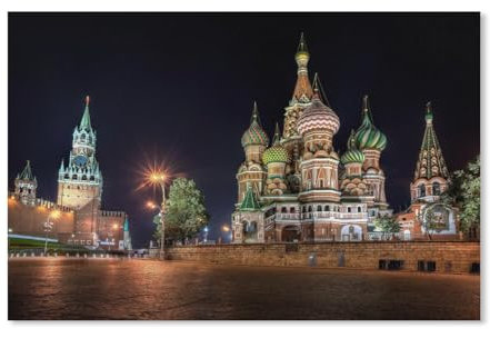 1000 Stück Puzzle，Moskau, Roter Platz, Kreml，Erwachsene Papier Puzzles, Kinder Entdecken Sie Kreativität Wandkunst Dekor Spielzeug（38x26cm）-27