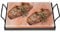 Joparri Pietra di sale per grigliare, 30 x 20 x 3 cm, con piastra di ferro, pietra salata per barbecue, originale sale del promontorio, pietra salata riutilizzabile