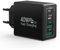Chargeur USB C Rapide, 40W 4-Port Prise USBC Chargeur iPhone Bloc Secteur Multiple USB PD+QC Type C Adaptateur pour iPhone 16 15 14 13 12 11 Pro Max XR XS X 8 Plus Se, iPad, Samsung Galaxy Tablette