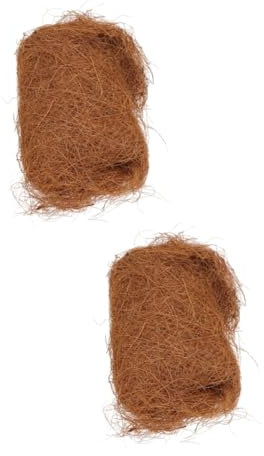 POPETPOP Kokosfasern Nestbau 2 STK Topf Aus Kokosfaser Hängende Pflanzgefäße Gartenpflanzer Kokoseinsatz Kokosfaser Für Vogelnest Faser-ersatz-Liner Liner-ersatz Hölzern Runder Korb Gemüse
