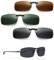 Elegance-go Polarisierte Brille Clip,3 Stück Sonnenbrille Clip Herren Dame Polarisiert Clip Sonnenbrille Aufsatz Clip on Sonnenbrille für Männer Frauen Fahren Reise Outdoor Sport(3 Farben)