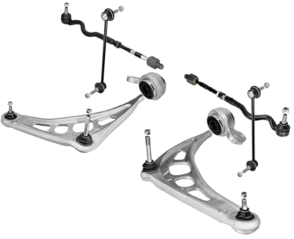 Querlenker Satz Vorne + Traggelenk + Koppelstange Hydrolager passend für BMW 3er E46