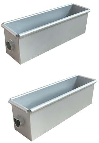 Xafrstyu 2-er Set Travel Cake Backform, Backform Mit Rohr, Travel Cake Backform Rund, Brotformen Zum Backen, Aluminiumlegierung Antihaft Kuchenform Toastbox, Zubereitung Von Schichttorten