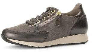Gabor Damen Low-Top Sneaker, Frauen Halbschuhe,Freizeitschuhe,Laufschuhe,schnürschuhe,schnürer,Sportschuhe,Mohair/Bronce(Gold),39 EU / 6 UK