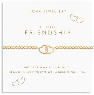 Joma Jewellery A LITTLE FRIENDSHIP | Gold Plated 17.5cm Stretch Bracelet stretch