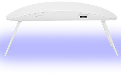 UV Nail Lamp, LED Light for Nails Nail Dryer Pocket LED Nail Lamp Portable UV Light for Gel Nails 6W LED UV Portable Nail Dryer Curing Lamp Light for Gel Based Polish