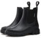 AONEGOLD Stivali Pioggia Donna Impermeabile Antiscivolo Leggere Comode Stivali Gomma Moda Pioggia per Esterni Giardinaggio Boots(Nero，41 EU)