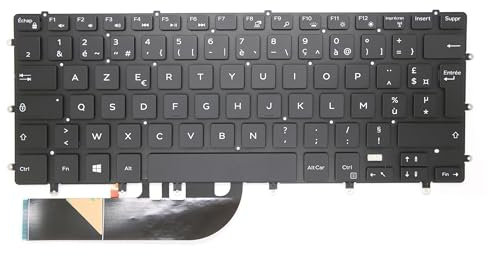 Clavier FRANÇAIS AZERTY Dell XPS 15 7590/9550 / 9560/9570 - Dell INSPIRON 7568/7558 - Dell Precision 5510/5520 / 5530/5540-0F6N3V / F6N3V