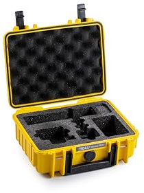 B&W International Transportkoffer Outdoor für GoPro 9/10 / 11/12 / 13 - wasserdicht nach IP67 Zertifizierung, staubdicht, bruchsicher und unverwüstlich