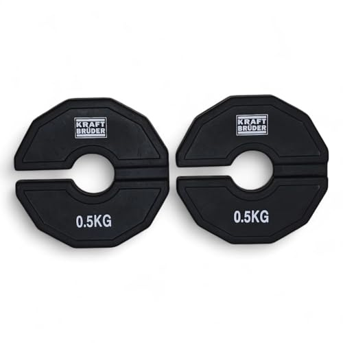 KraftBrüder Progress Plates Snap – gummierte Micro-Gewichte mit Stahlkern. Perfekt für Langhanteln, Kurzhanteln & Kettlebells. Präzise Steigerungen für maximale Progression.