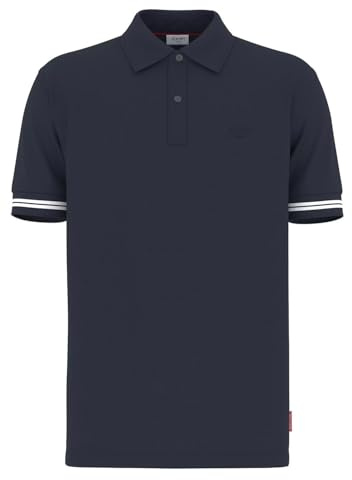 Joop! Herren Poloshirt Amare - Regular Fit S M L XL XXL 3XL Blau Beige Grün Baumwolle, Größe:L, Farbe:30046012-00405 Dark Blue