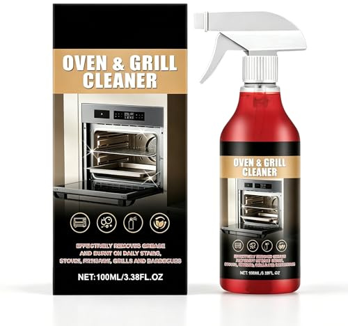 Xivicii Oven and Grill Cleaner Spray, Oven Cleaner Heavy Duty Spray for Kitchen Grease Remover, Fast Acting Formula