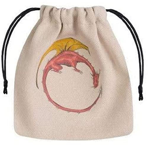 Q-Workshop 74878 Bdra102 Borsa Porta Dadi Dragon, Colore Multi, QWODRA10
