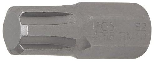 BGS 4765 | Bit | Außensechskant 10 mm (3/8) | Keil-Profil (für RIBE) M10 | Länge 30 mm | Chrom-Vanadium-Stahl (S2)