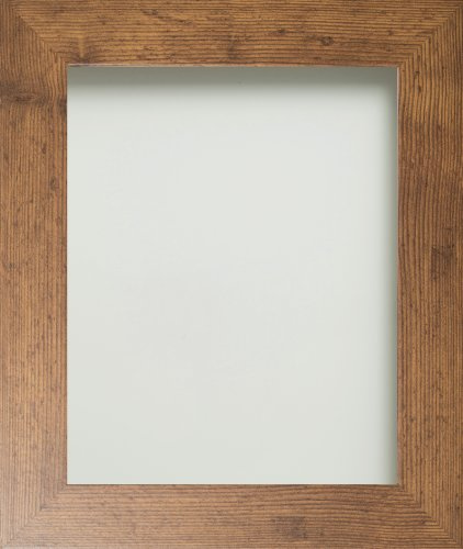 Frame Company Watson Range Rustic 12x12 inch Picture Photo Frame *Choice of Sizes* Fitted with Real Glass | Fits a 12x12 image, Frame size 12x12, Overall approx 14.4x14.4, Real Glass Front