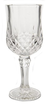 Weinglas Weißweinglas mit Diamantschliff H 16,5 cm | Glas
