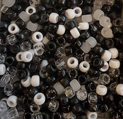 100 Pirate Pony Bead Mix 9mm x 6mm