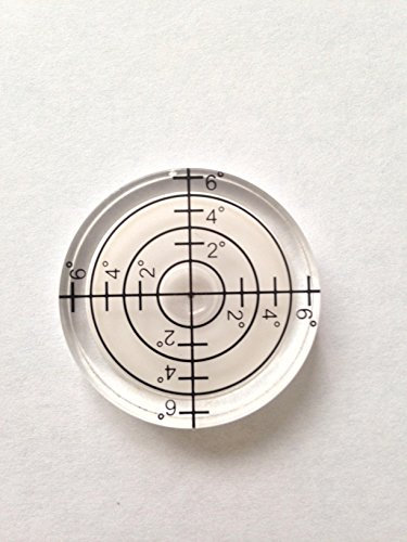 32x10mm Diameter Disc Bubble Spirit Level Round Circle Circular Tripod Bullseye