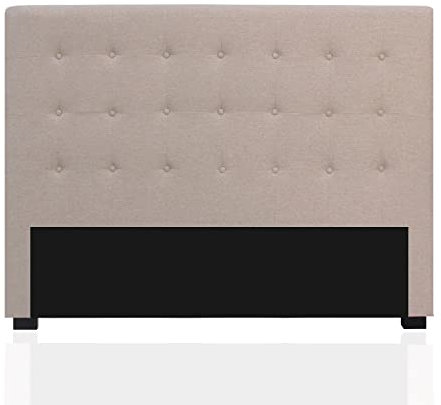INTENSE DECO Tête de lit capitonnée Premium Tissu 160cm Beige