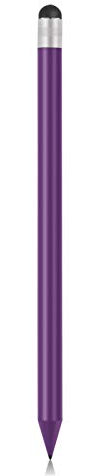 Richer-R 2 en 1 Stylet + Crayon, Tactile Stylet Capacitif Écran Tactile Capacitif Stylo en Carbone + Plastique pour Smartphones Comprimés iPhone/Blackberry/HTC/DOPOD/Nokia(Violet)