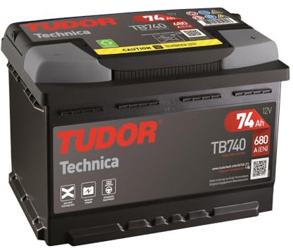 Batteria Tudor 74Ah 680A Technica polarità Destra - L278 x H190 x P185.