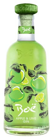 Boë Apple & Lime Gin - Flavoured Gin - 70 cl - 41.5% ABV