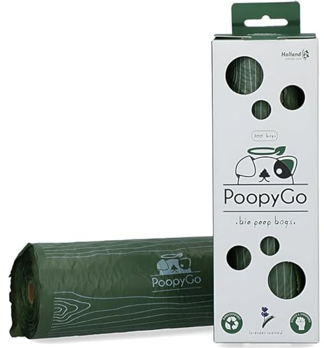 PoopyGo - Kotbeutel für hunde - 300 Kotbeutel - Hundekotbeutel mit Lavendelduft - Hundekotbeutel biologisch abbaubar